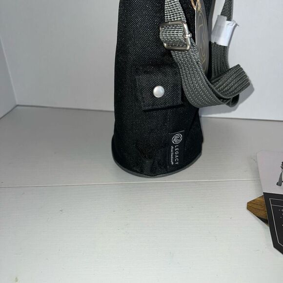 Picnic Time Insulated Single Wine Bottle Tote Bag  Strap Branded Dell Logitech - Picture 5 of 6